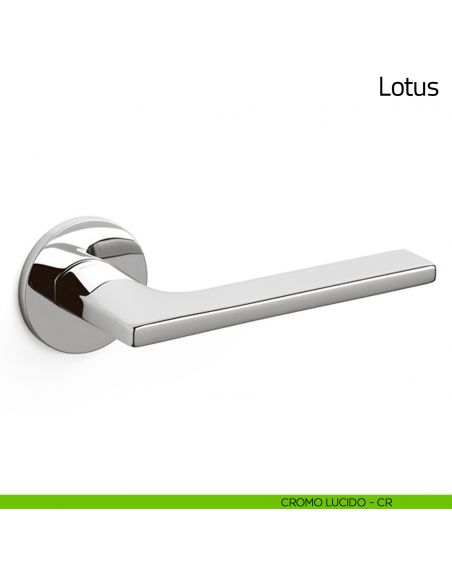 Maniglia per porta Lotus Olivari bassa cromo lucido