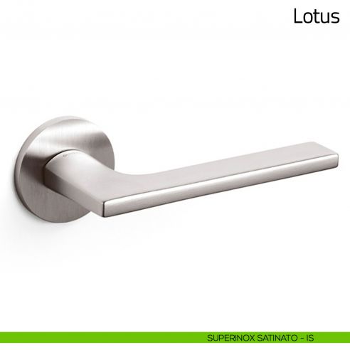 Maniglia per porta Lotus Olivari bassa superinox satinato