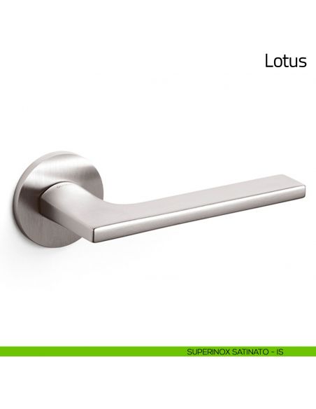 Maniglia per porta Lotus Olivari bassa superinox satinato
