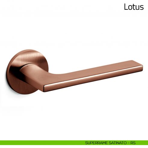Maniglia per porta Lotus Olivari bassa superrame satinato