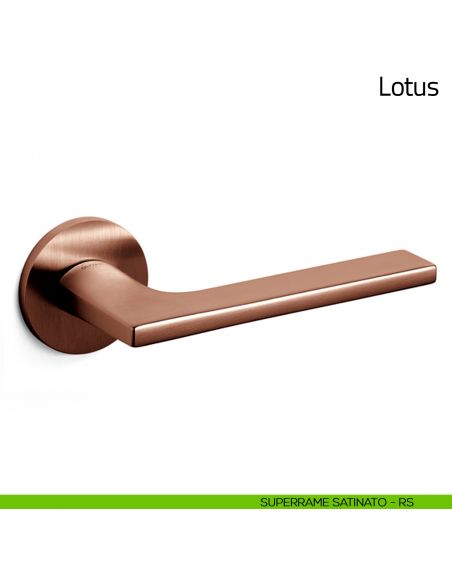 Maniglia per porta Lotus Olivari bassa superrame satinato