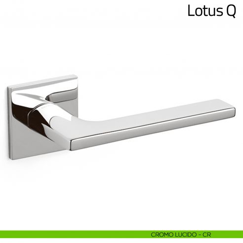 Maniglia per porta Lotus Q Olivari bassa cromo lucido