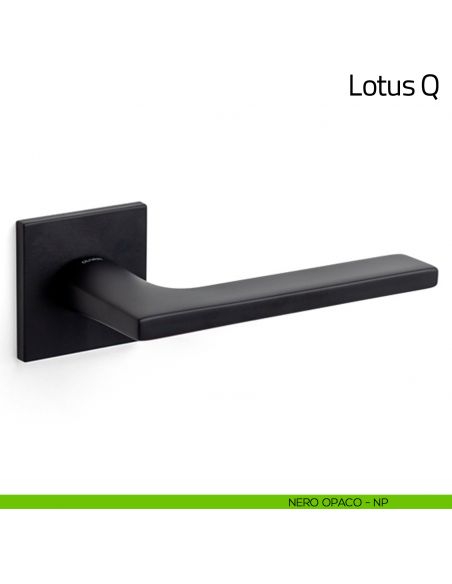 Maniglia per porta Lotus Q Olivari bassa nero opaco