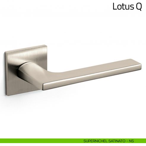 Maniglia per porta Lotus Q Olivari bassa supernichel satinato