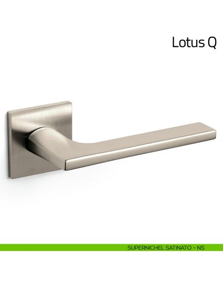 Maniglia per porta Lotus Q Olivari bassa supernichel satinato