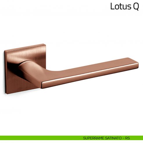 Maniglia per porta Lotus Q Olivari bassa superrame satinato