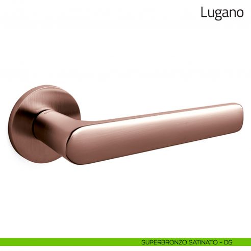 Maniglia per porta Lugano Olivari superbronzo satinato