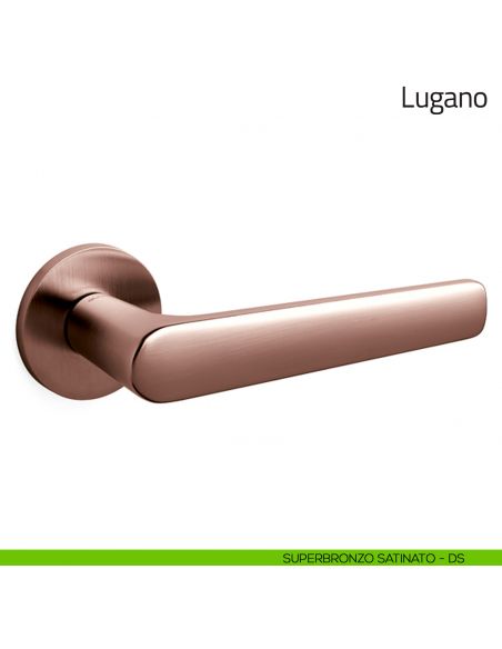 Maniglia per porta Lugano Olivari superbronzo satinato