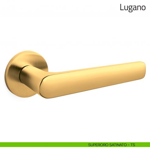 Maniglia per porta Lugano Olivari superoro satinato