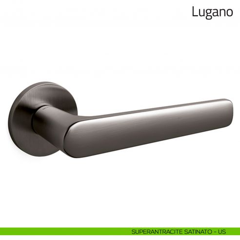 Maniglia per porta Lugano Olivari superantracite satinato
