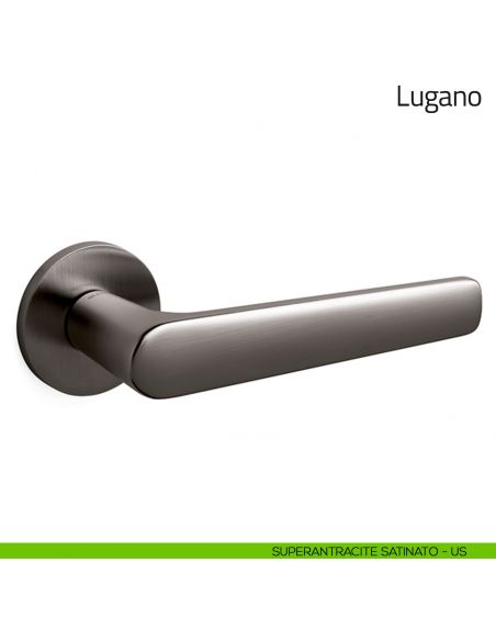 Maniglia per porta Lugano Olivari superantracite satinato