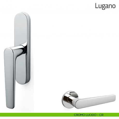 Maniglia per finestra cremonese Lugano Olivari cromo lucido