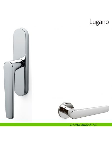 Maniglia per finestra cremonese Lugano Olivari cromo lucido