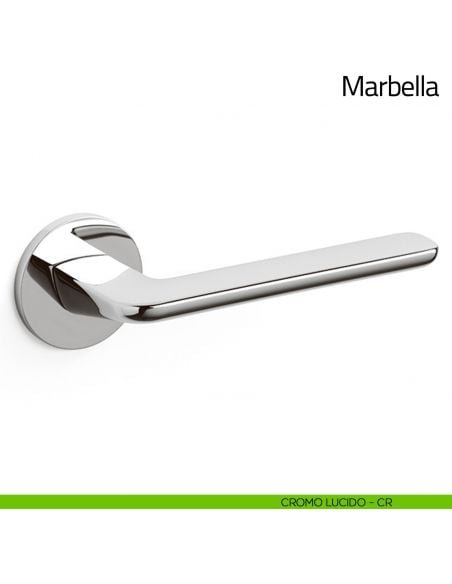 Maniglia per porta Marbella Olivari bassa cromo lucido
