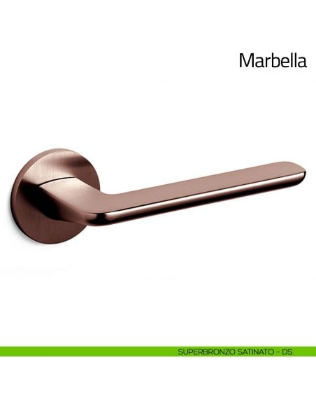 Maniglia per porta Marbella Olivari bassa superbronzo satinato