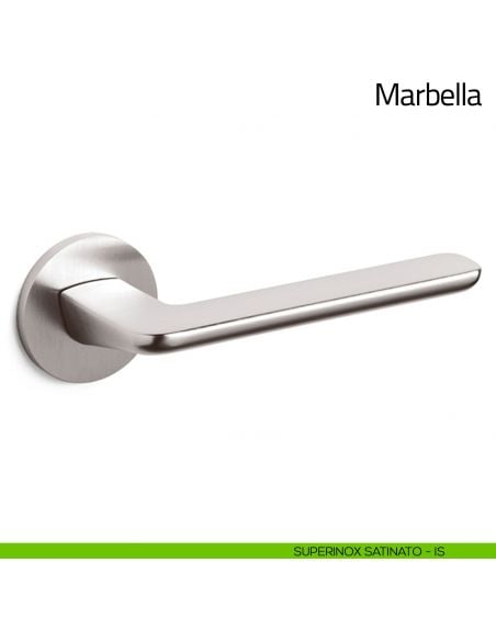 Maniglia per porta Marbella Olivari bassa superinox satinato