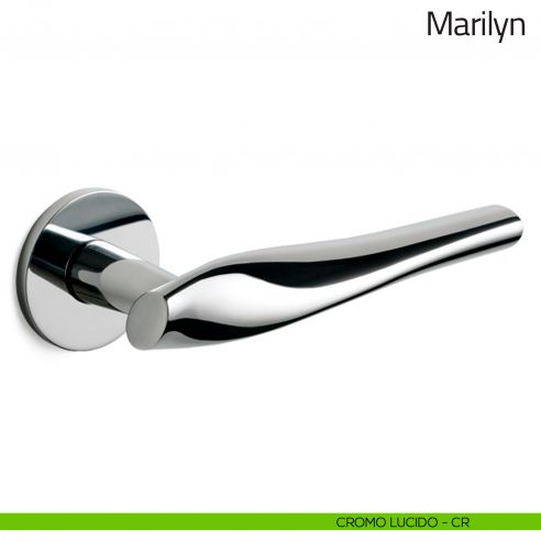 Maniglia per porta Marilyn Olivari bassa cromo lucido