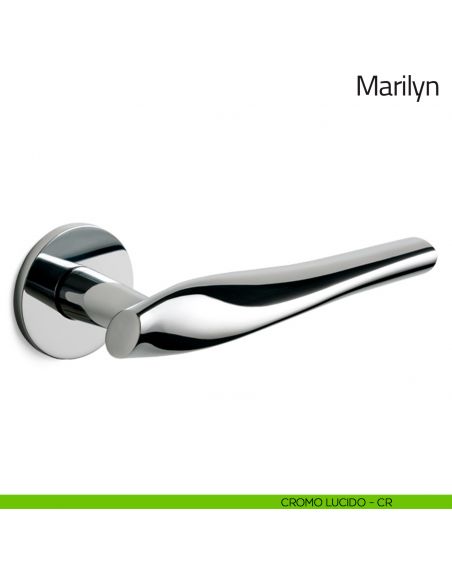 Maniglia per porta Marilyn Olivari bassa cromo lucido