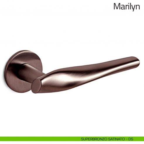 Maniglia per porta Marilyn Olivari bassa superbronzo satinato