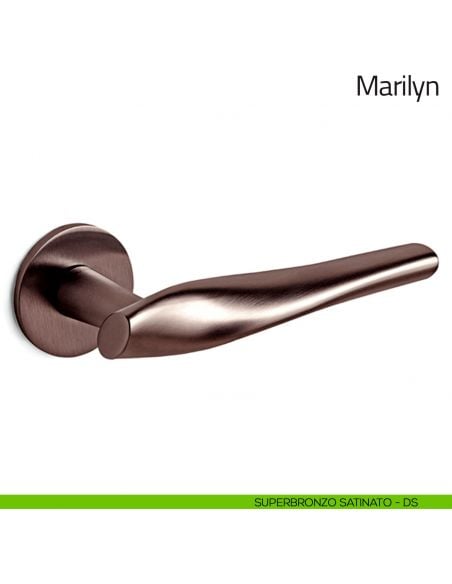 Maniglia per porta Marilyn Olivari bassa superbronzo satinato