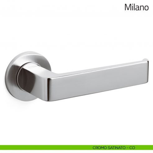 Maniglia per porta Milano Olivari cromo satinato
