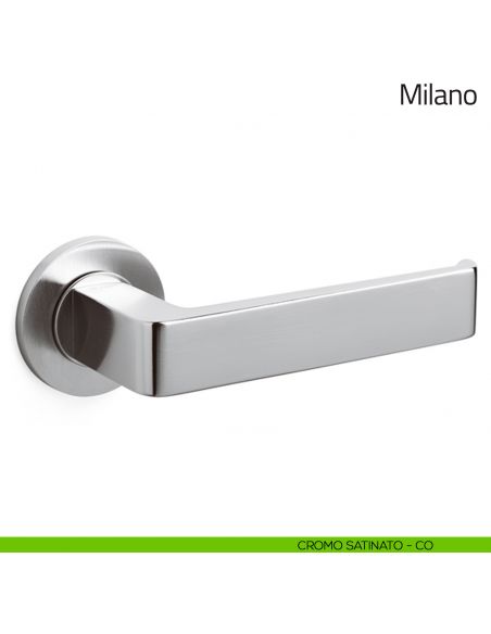 Maniglia per porta Milano Olivari cromo satinato