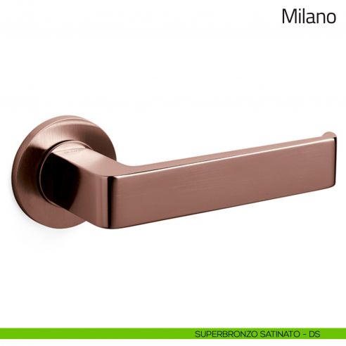 Maniglia per porta Milano Olivari superbronzo satinato