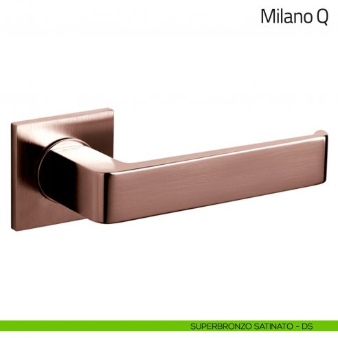 Maniglia per porta Milano Q Olivari superbronzo satinato