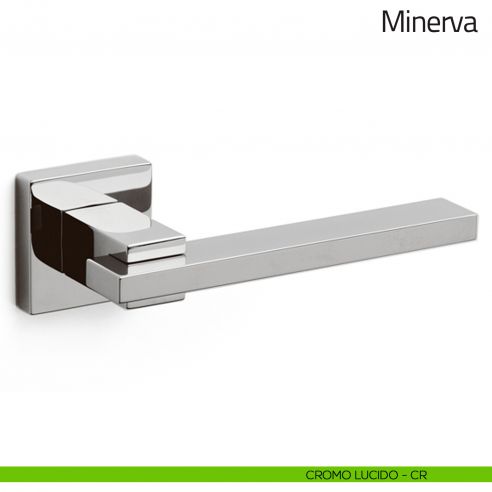 Maniglia per porta Minerva Olivari cromo lucido
