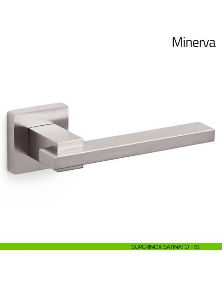 Maniglia per porta Minerva Olivari superinox satinato