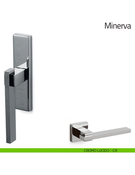 Maniglia per finestra cremonese Minerva Olivari cromo lucido