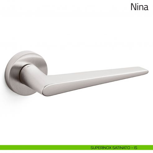 Maniglia per porta Nina Olivari superinox satinato