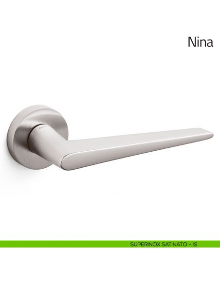 Maniglia per porta Nina Olivari superinox satinato