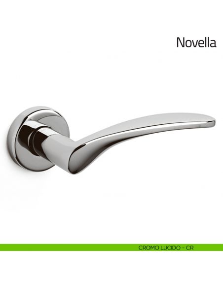 Maniglia per porta Novella Olivari cromo lucido