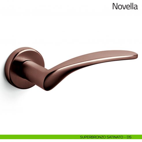 Maniglia per porta Novella Olivari superbronzo satinato