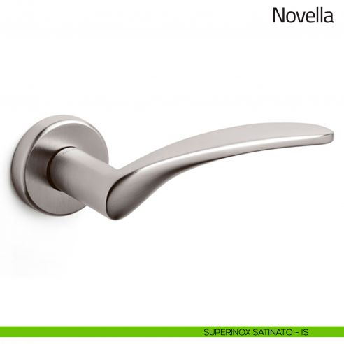 Maniglia per porta Novella Olivari superinox satinato