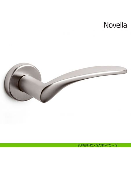 Maniglia per porta Novella Olivari superinox satinato