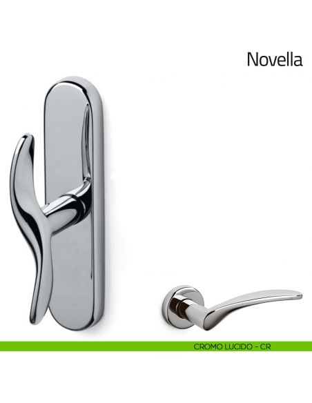 Maniglia per finestra cremonese Novella Olivari cromo lucido