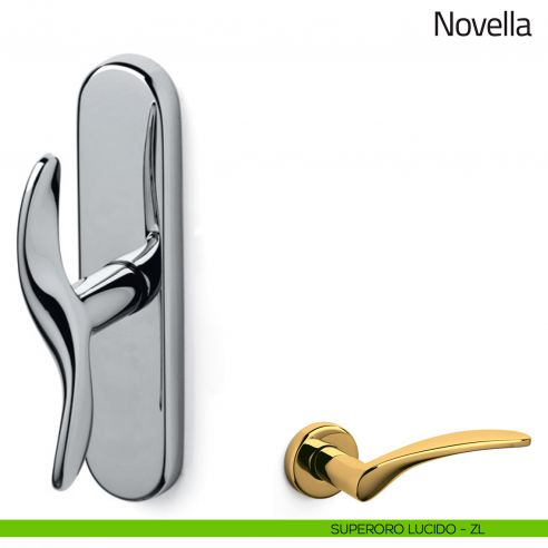 Maniglia per finestra cremonese Novella Olivari superoro lucido