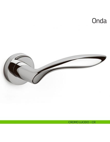 Maniglia per porta Onda Olivari cromo lucido