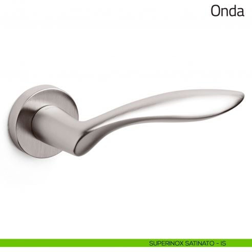 Maniglia per porta Onda Olivari superinox satinato