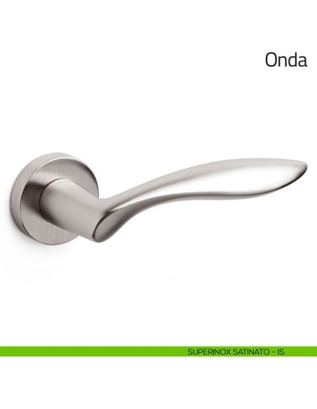 Maniglia per porta Onda Olivari superinox satinato