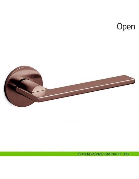 Maniglia per porta Open Olivari superbronzo satinato