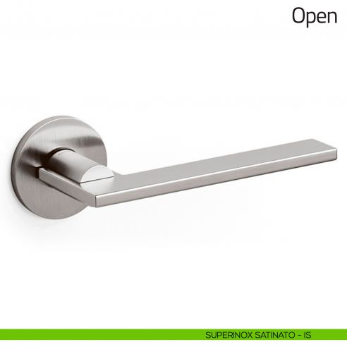 Maniglia per porta Open Olivari superinox satinato