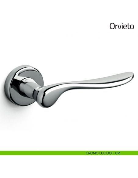Maniglia per porta Orvieto Olivari cromo lucido