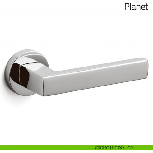 Maniglia per porta Planet Olivari cromo lucido