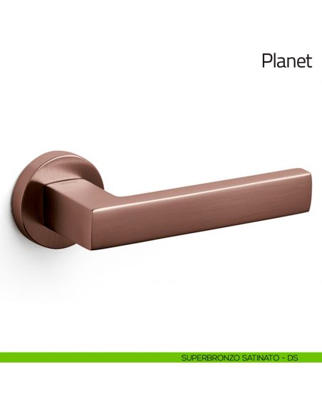 Maniglia per porta Planet Olivari superbronzo satinato