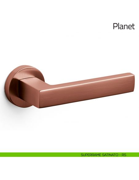 Maniglia per porta Planet Olivari superrame satinato