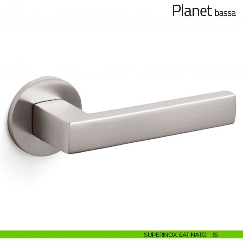 Maniglia per porta Planet Olivari bassa superinox satinato