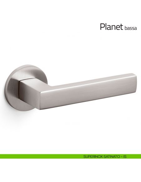 Maniglia per porta Planet Olivari bassa superinox satinato